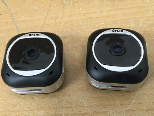 2x FLIR FXV101 HD WiFi Security Cameras Wireless Monitoring