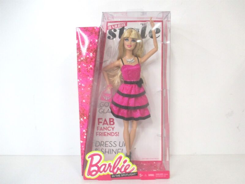 Barbie Style In The Spotlight Barbie Doll Wearing Pink And Black Dress (2013)