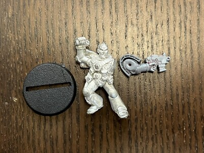 Metal Veteran Sergeant Holding Grenade Space Marine Warhammer 40k 230066