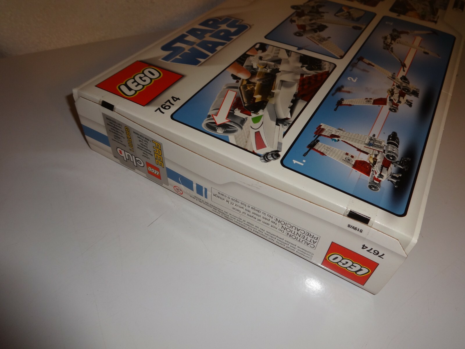 LEGO 7674 V-19 V19 Torrent STAR WARS CLONE WARS NEW IN SEALED BOX Clone Pilot