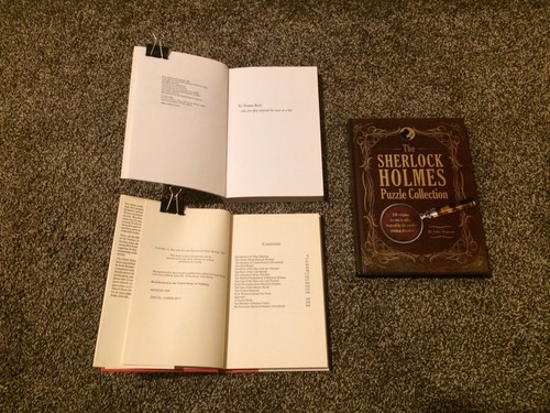 Sherlock Holmes Novels-Puzzle Collection Lot 3 Mix Hardcover Softcover Books