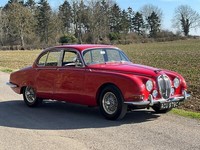 Jaguar 3.8 S type, manual O/D, 1965, new chrome wire wheels.