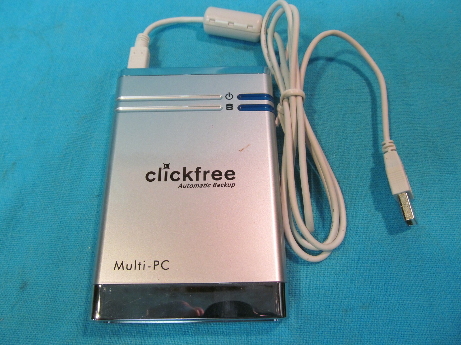 CLICKFREE HD801 160 GB EXTERNAL HARD DRIVE AUTOMATIC BACKUP MULTIPCの