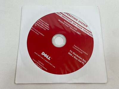 Dell Reinstallation DVD Microsoft Windows Vista Business 64BIT Software NEW