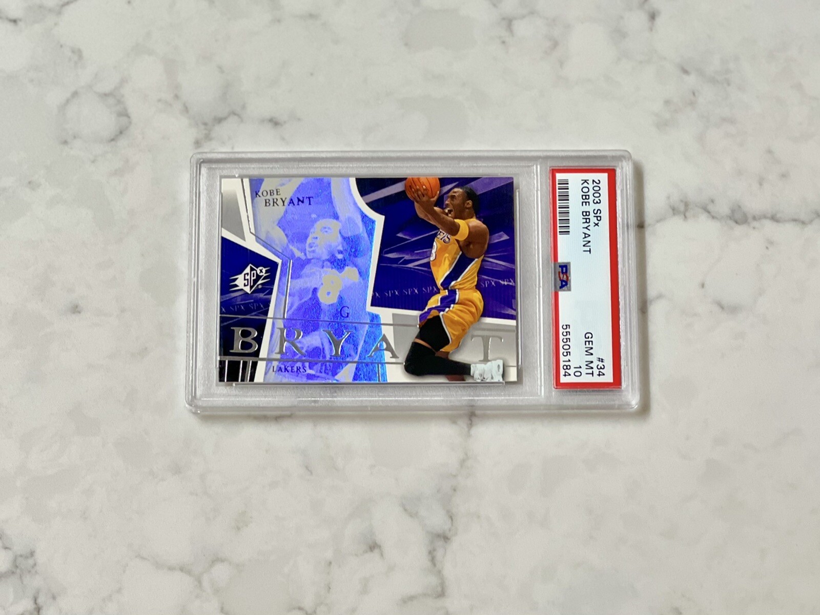 PSA 10 LOW POP Kobe Bryant 2003 UD SPX #34 Los Angeles Lakers Gem Mint