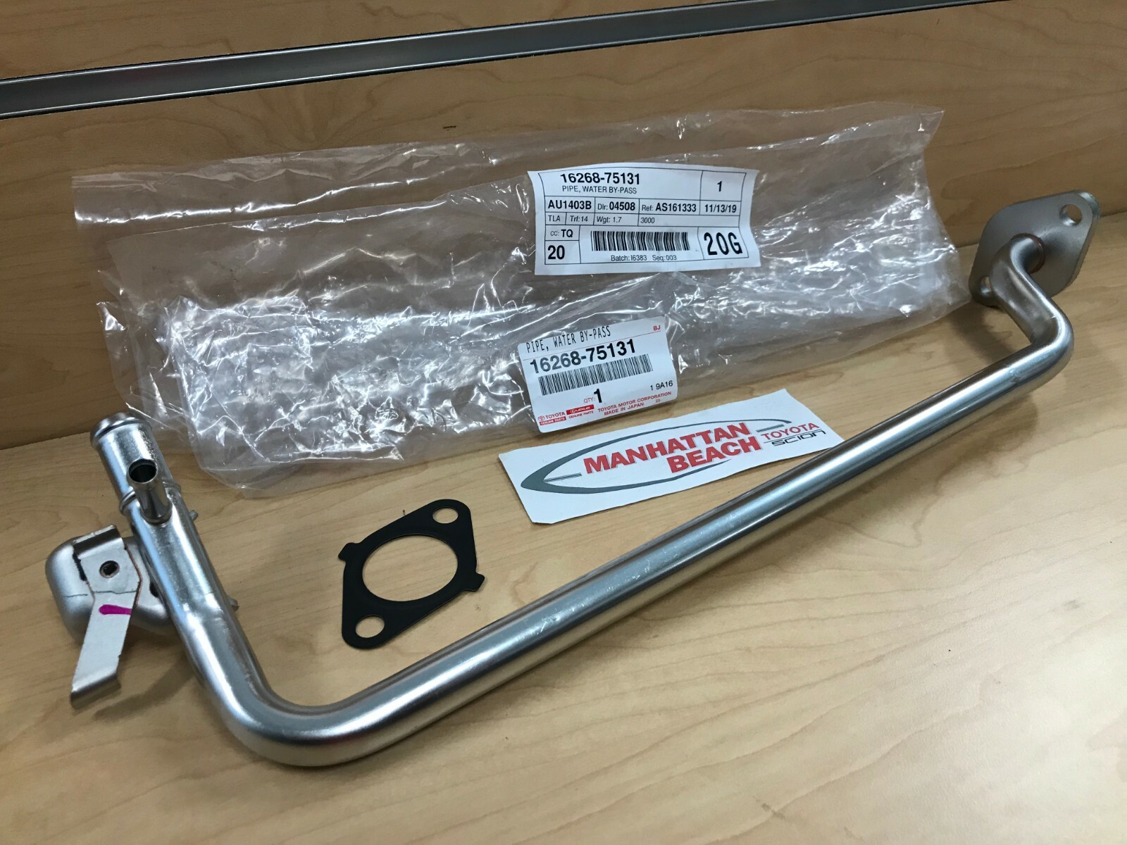 05-23 Tacoma & 10-11 4RUNNER 2.7L Updated Metal Water By-Pass Pipe