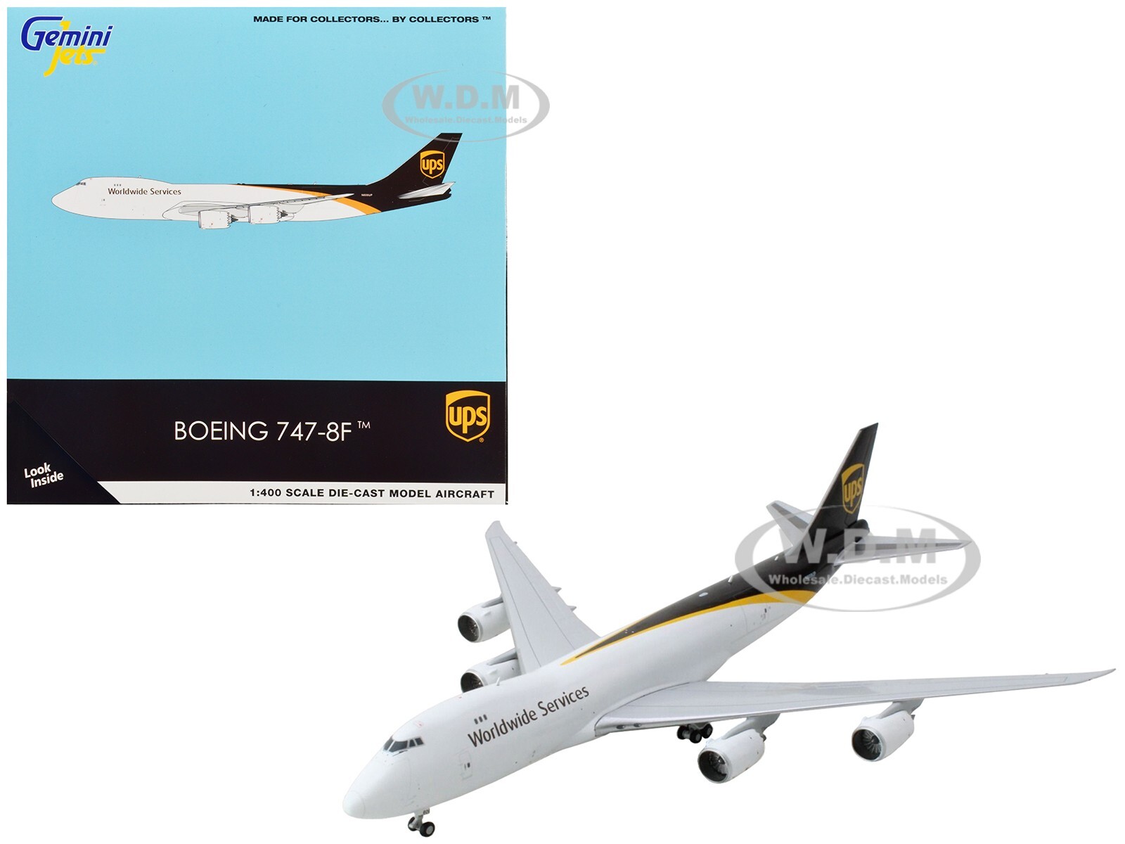 UPS with Interactive Cargo doors Boeing 747-8F N606UP Gemini