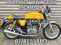 2015 / 15 Royal Enfield Continental GT £3000 Yellow 4228 miles.