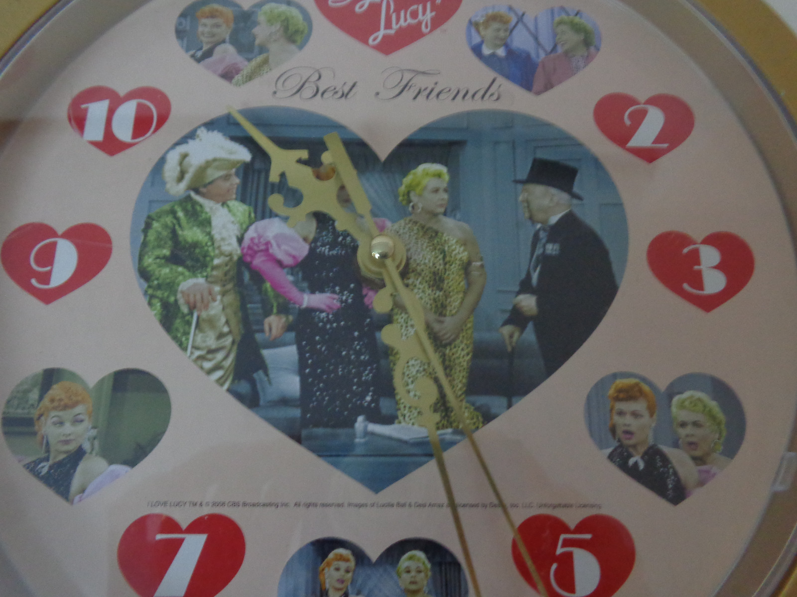 I love Lucy Best Friends Clock, Clock I love Lucy CBC Broadcasting Inc