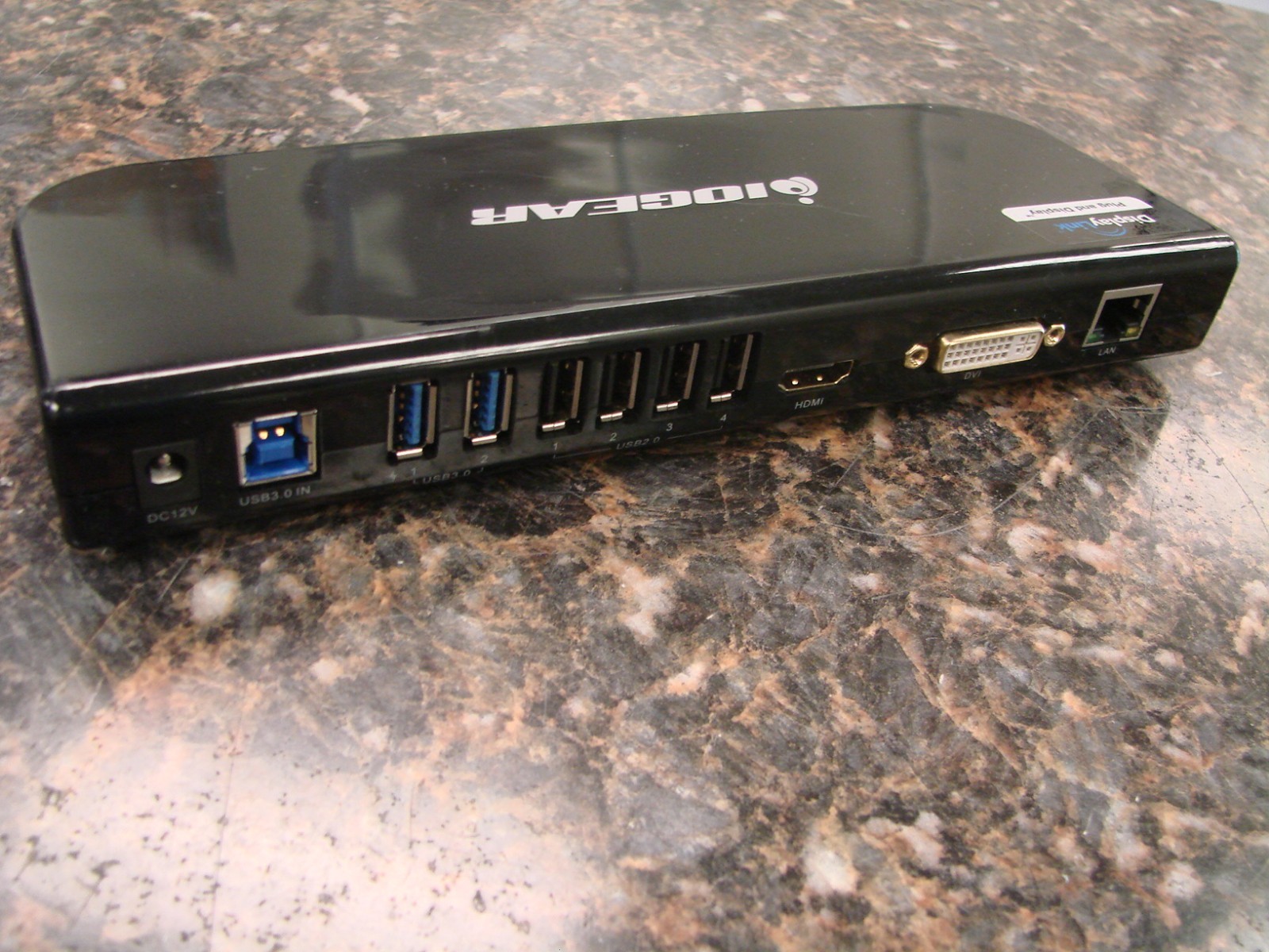 IOGear GUD300 USB 3.0 Universal Docking Station with HDMI DVI LAN