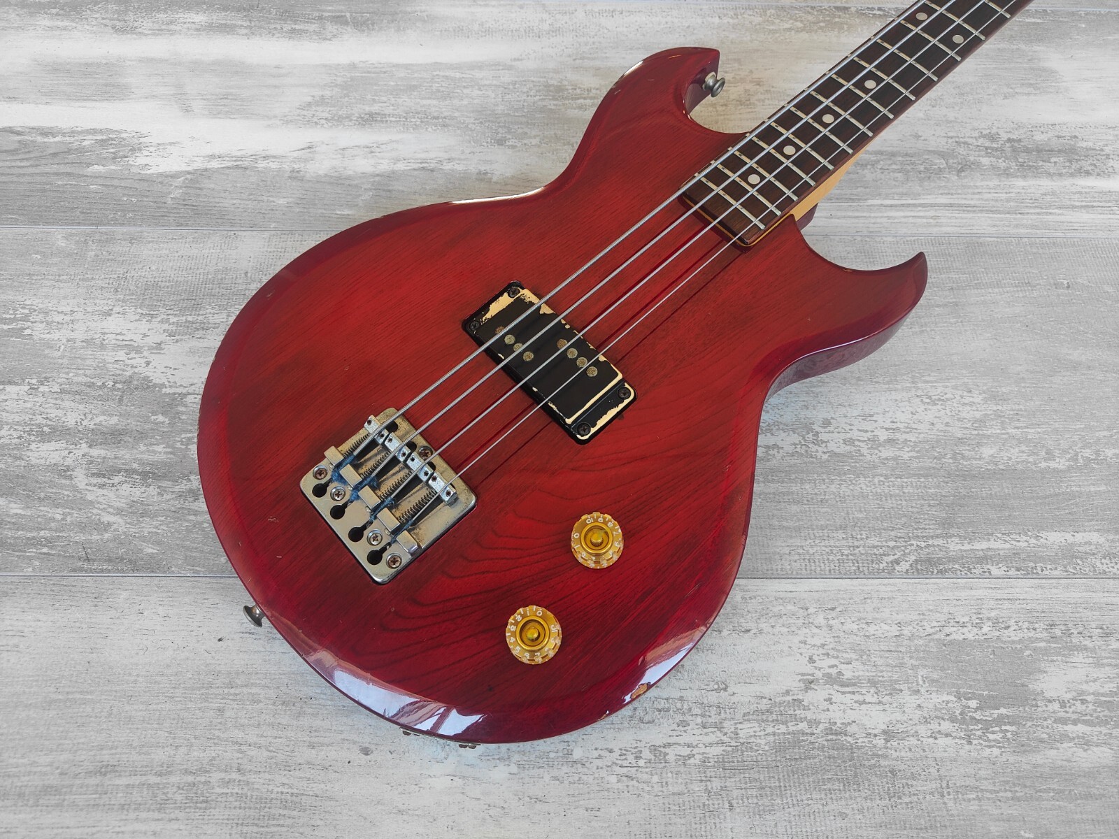 日本製 Aria pro II Cardinal CSB-380 Bass Aria Pro II Bass, Cardinal Series, MIJ 1981, Brown, Medium