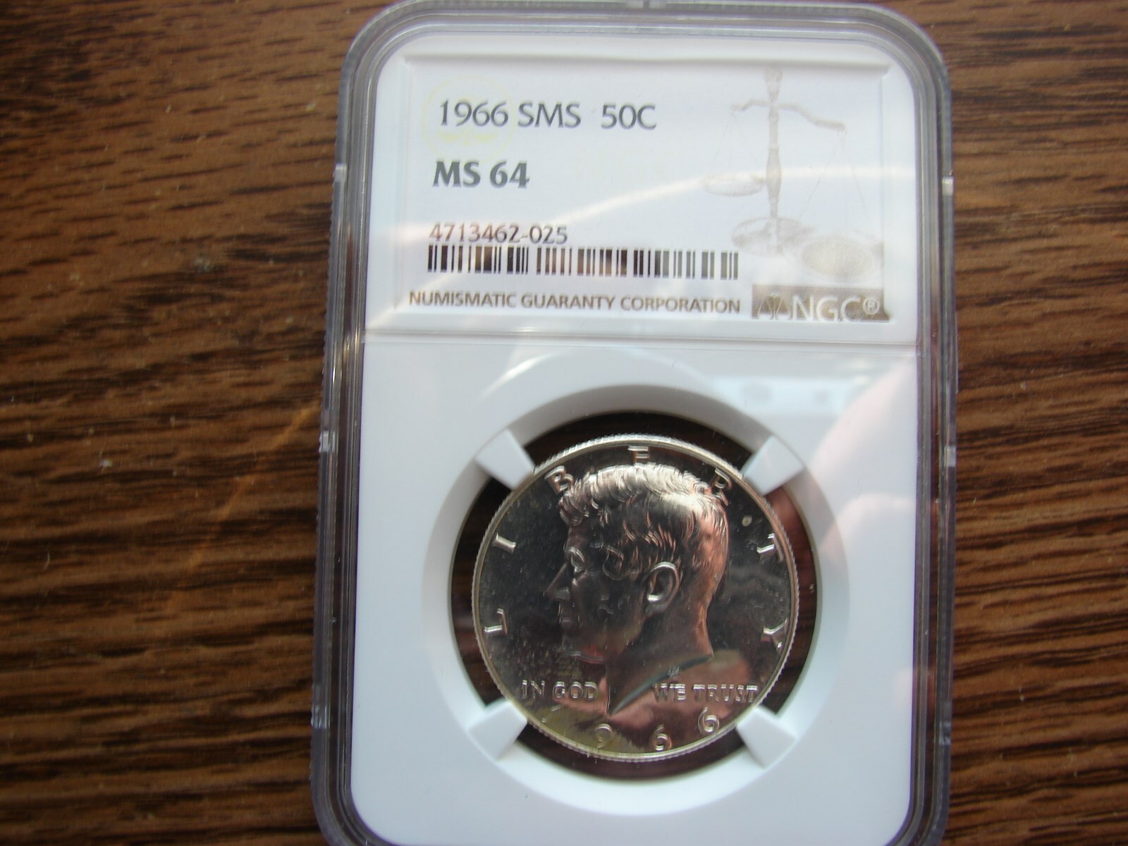 1966 SMS 40% KENNEDY 50C COIN Certified NGC MS64 MAKE OFFER!!!