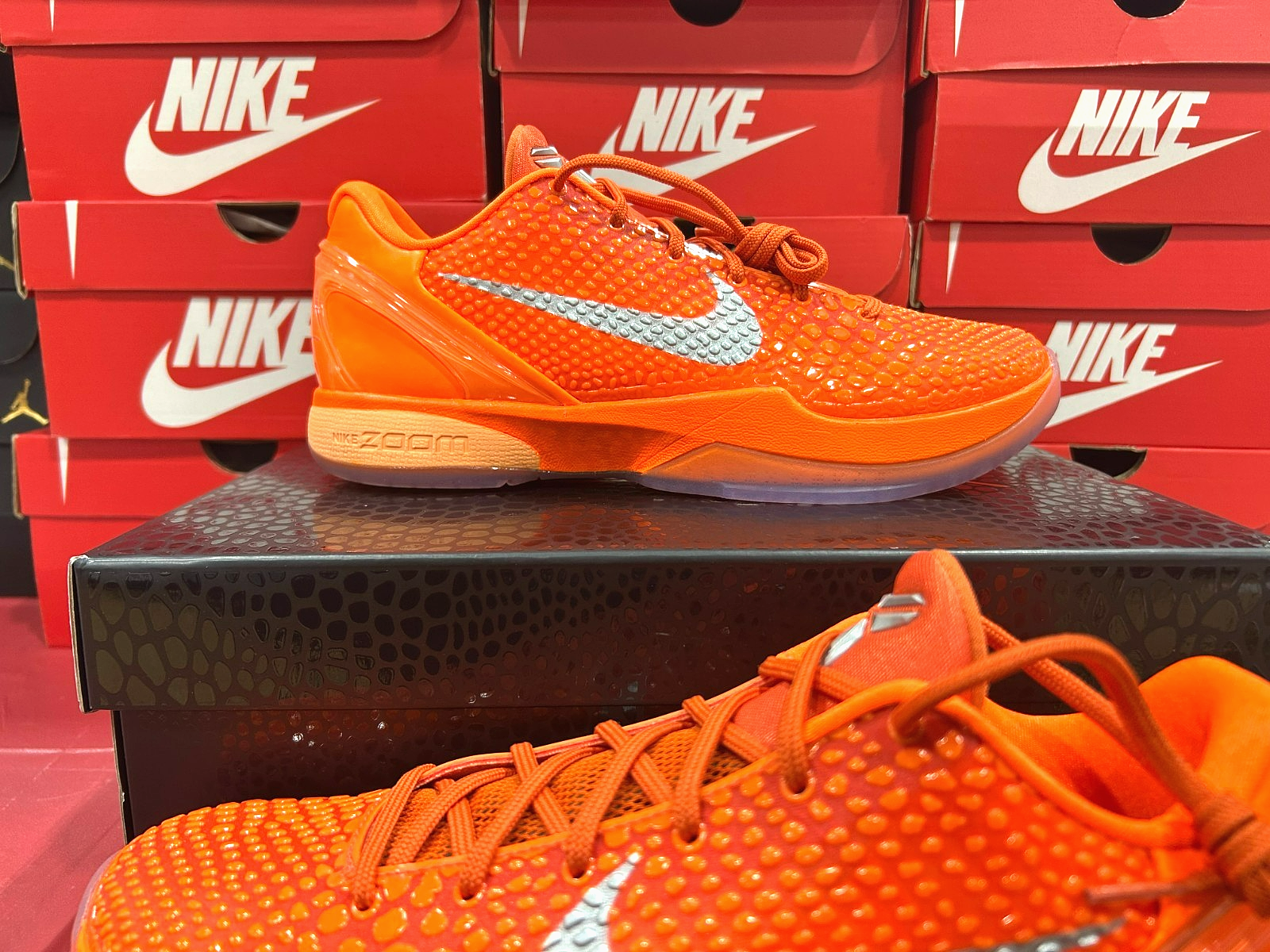 Nike Kobe 6 Protro Total Orange Men's & GS Sizes Basketball Shoes