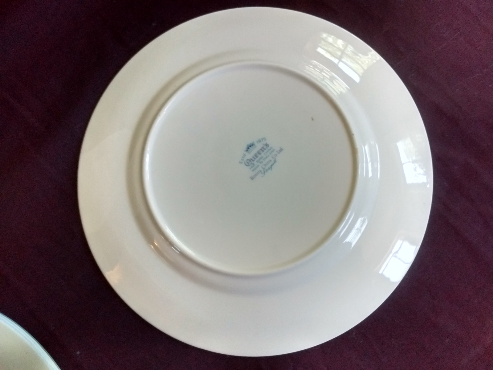 Set of 4 Queens Rosina China Co SEAGULL SALAD PLATES  8 1/4