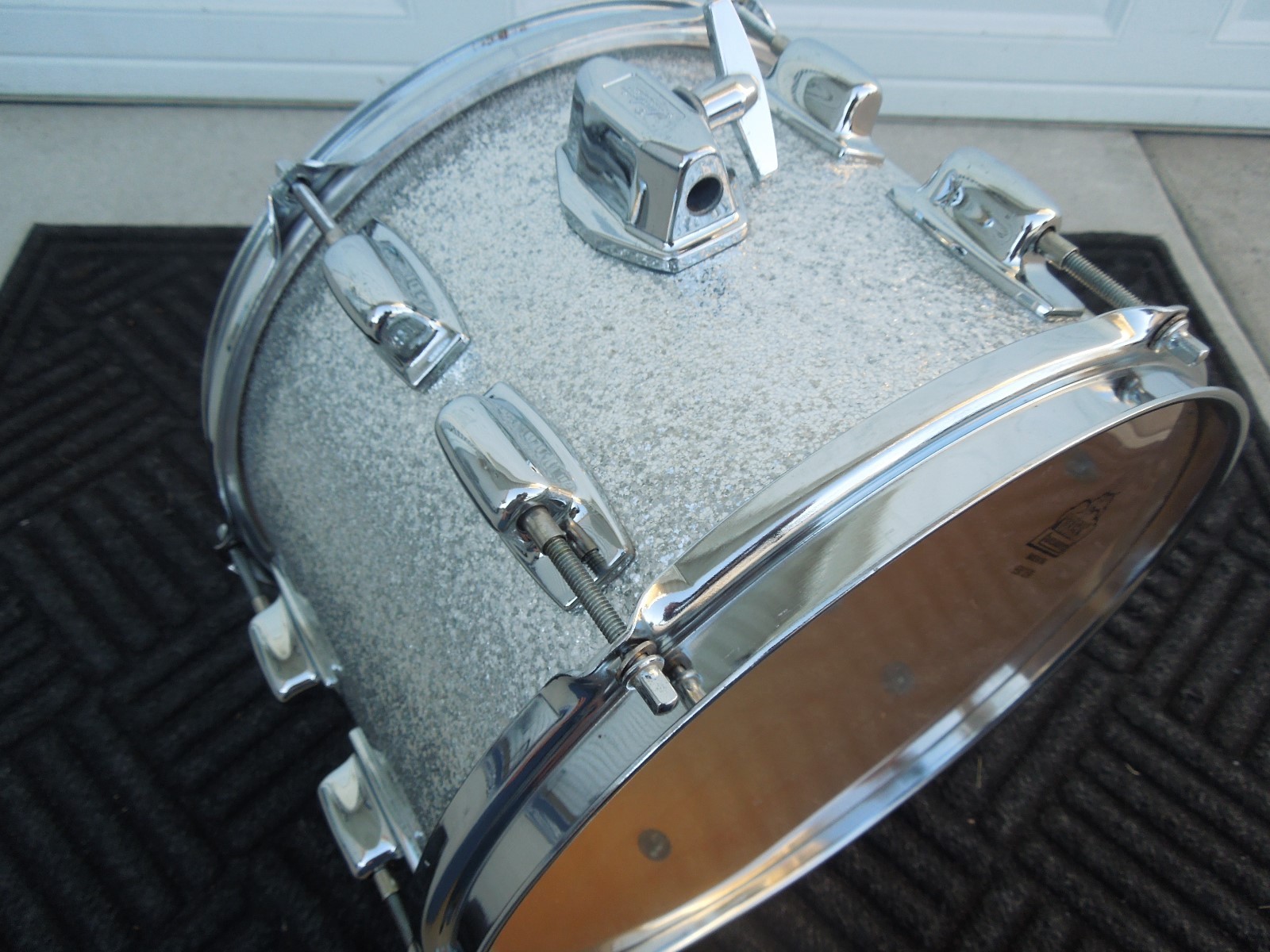Ludwig Silver Sparkle Vintage Tom 8x12 nice maple shell, sounds awesome!!