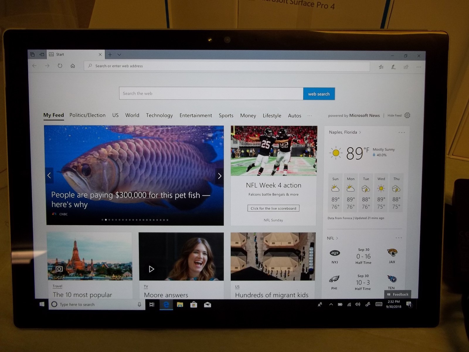 Microsoft Surface Pro 4 i5 Tablet 128Gb 4 GB Ram Win10 Good Working ScreenRepair