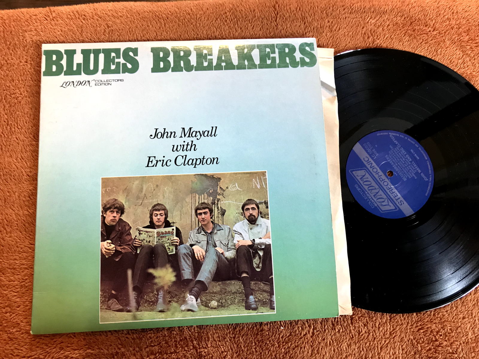 John Mayall with Eric Clapton Blues Breakers LP London 1977