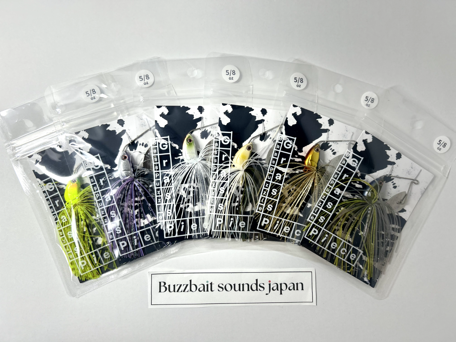 BASS PUZZLE GRASS PIECE FLEX 5/8oz Choose a Color Spinnerbait