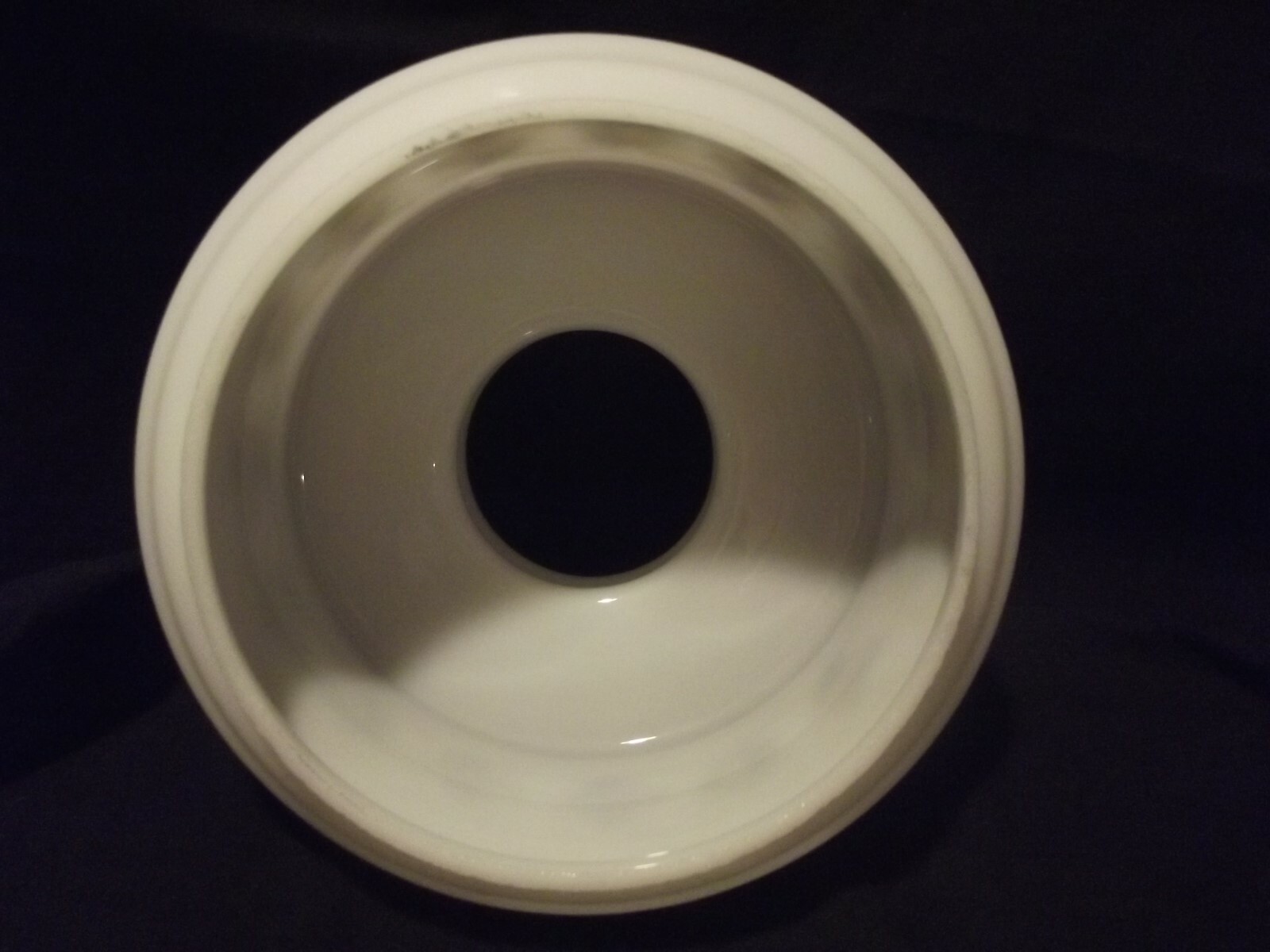 Vintage Milk Glass Handpainted Floral Lamp Shade