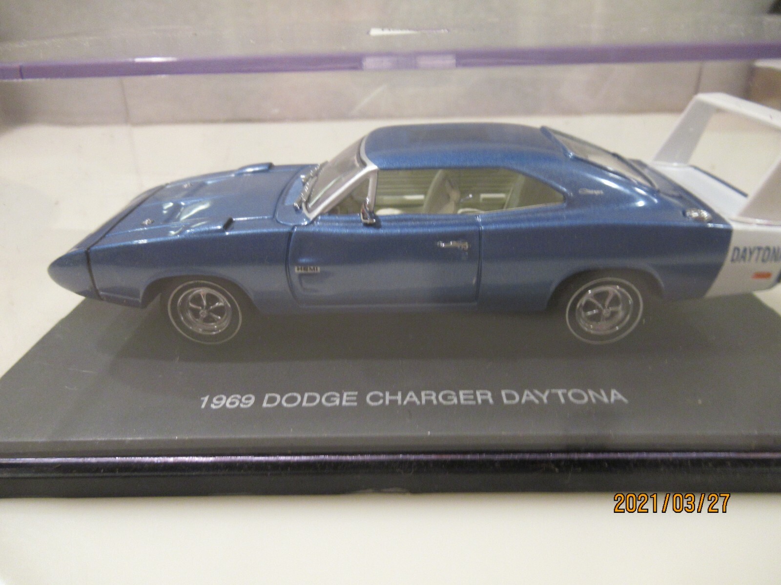 EAGLE’RACE 1969 DODGECHARGERDAYTONA 1/43 1:43 Eagle's Race 1969 Dodge Charger Daytona Metallic Blue