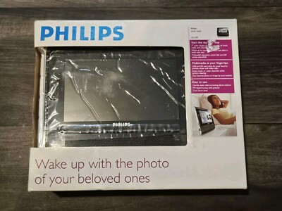 Philips AJL308/37  Digital Picture Photo Frame Clock Radio Alarm NEW IN BOX