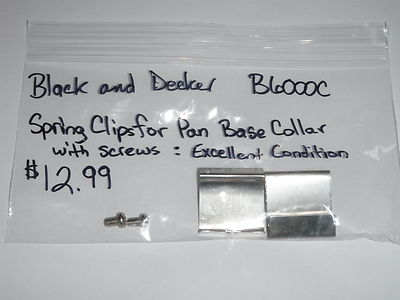 Friction Clips for Pan Base Collar Black & Decker Bread Machine B6000C 
