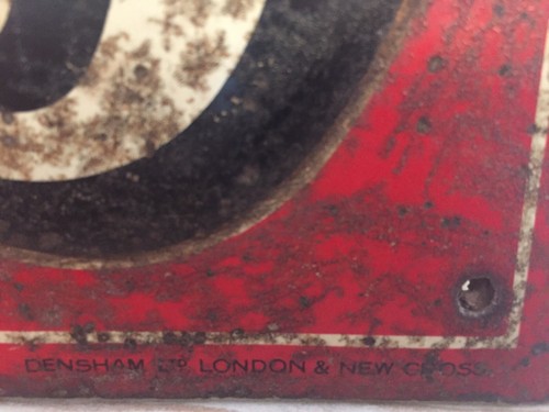 TRUE ANTIQUE 1914: Ever-Ready Radio Steel Razor Metal Sign Shaving Advertisment