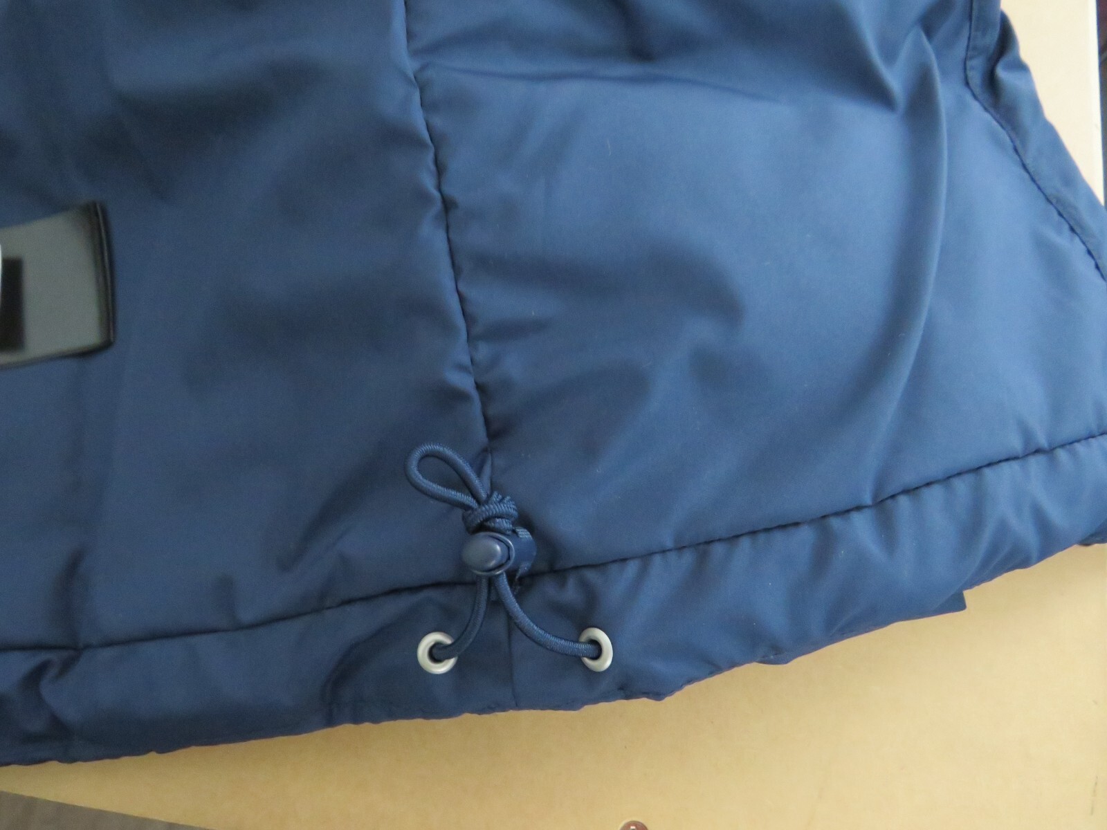 Pre-owned The North Face Womens  Gotham Mid Parka 550-down Winter Jacket Hooded - Navy Blue In Summit Navy Blue / Tnf White Logo