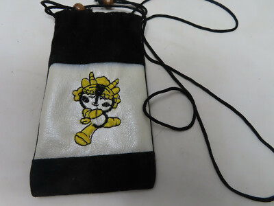 2008 Beijing Olympic Games Mascot Yellow YingYing Drawstring Pouch Case
