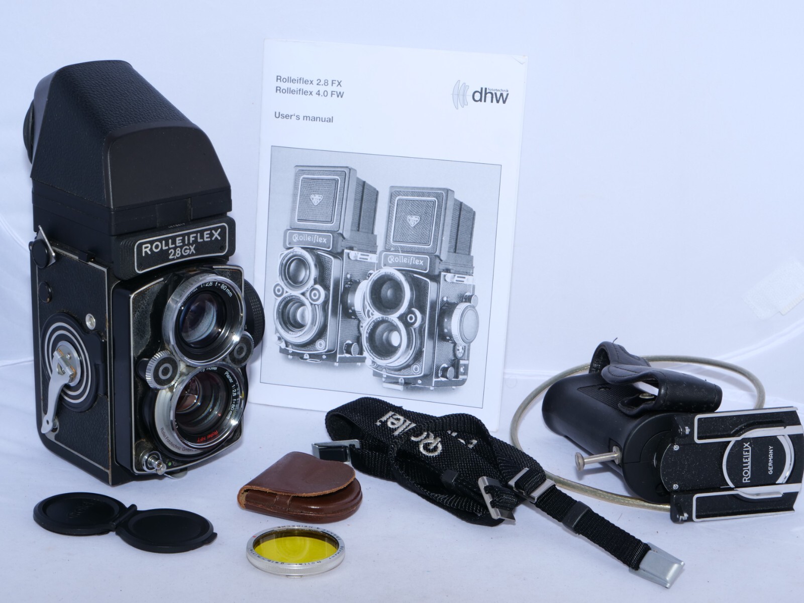 Rolleiflex 2.8GX Planar 6x6cm TLR film camera. 90* Prism Rolleiflex 2.8GX Planar 6x6cm TLR film camera. 90* Prism