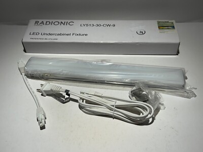 Radionic Hi-Tech LY513-30-CW-9 Led Strip Undercabinet Light,219 Lumens,4500K