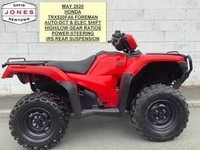 MAY 2020 HONDA TRX520 FA6 AUTO-DCT FOREMAN 10 SPEED LOW BOX 4x2x4 QUAD BIKE ATV