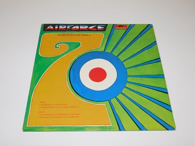 GINGER BAKER'S AIR FORCE Air Force 2 Vinyl LP 1970 2383 029 German Pressing