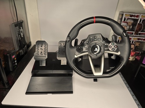 Hori Racing Wheel Apex Black PS3 PS4-052 Compatible Sony