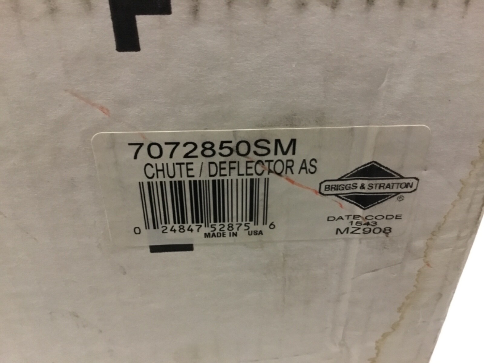 SNAPPER DISCHARGE CHUTE SNOW BLOWER  7072850SM