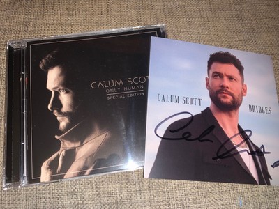 CALUM SCOTT - ONLY HUMAN - SPECIAL LIMITED EDITION + SIGNED / AUTOGRAPHED PROMO