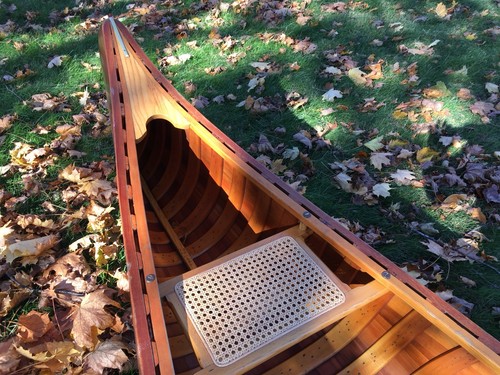 1980 Old Town OTCA  Model Canoe 17' wood fiberglass