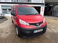 2013 Nissan NV200 1.5 dCi 89 SE Van CAR DERIVED VAN Diesel Manual