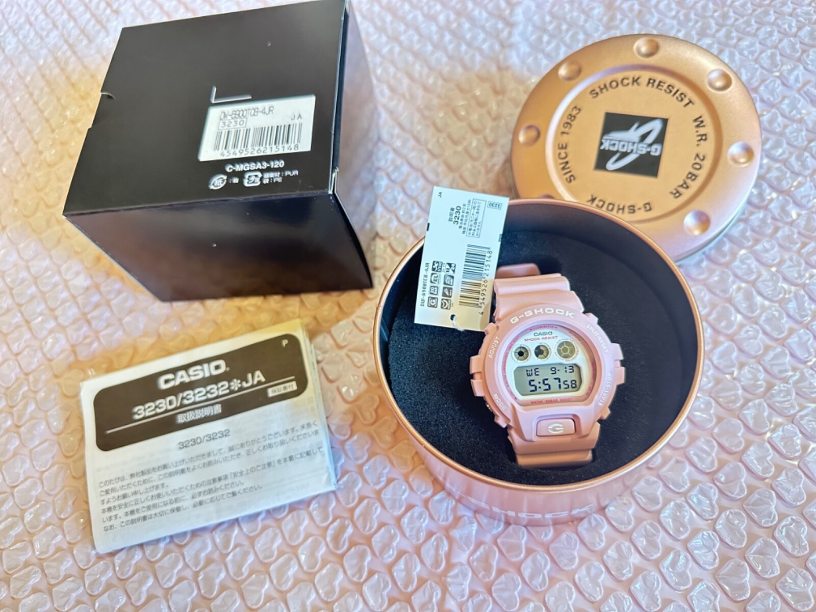 【未使用】G-SHOCK DW-6900TCB-4JR サクラストーム 腕時計 DW-6900TCB-4JR 未使用 新品 サクラストーム DW-6900 G-SHOCK