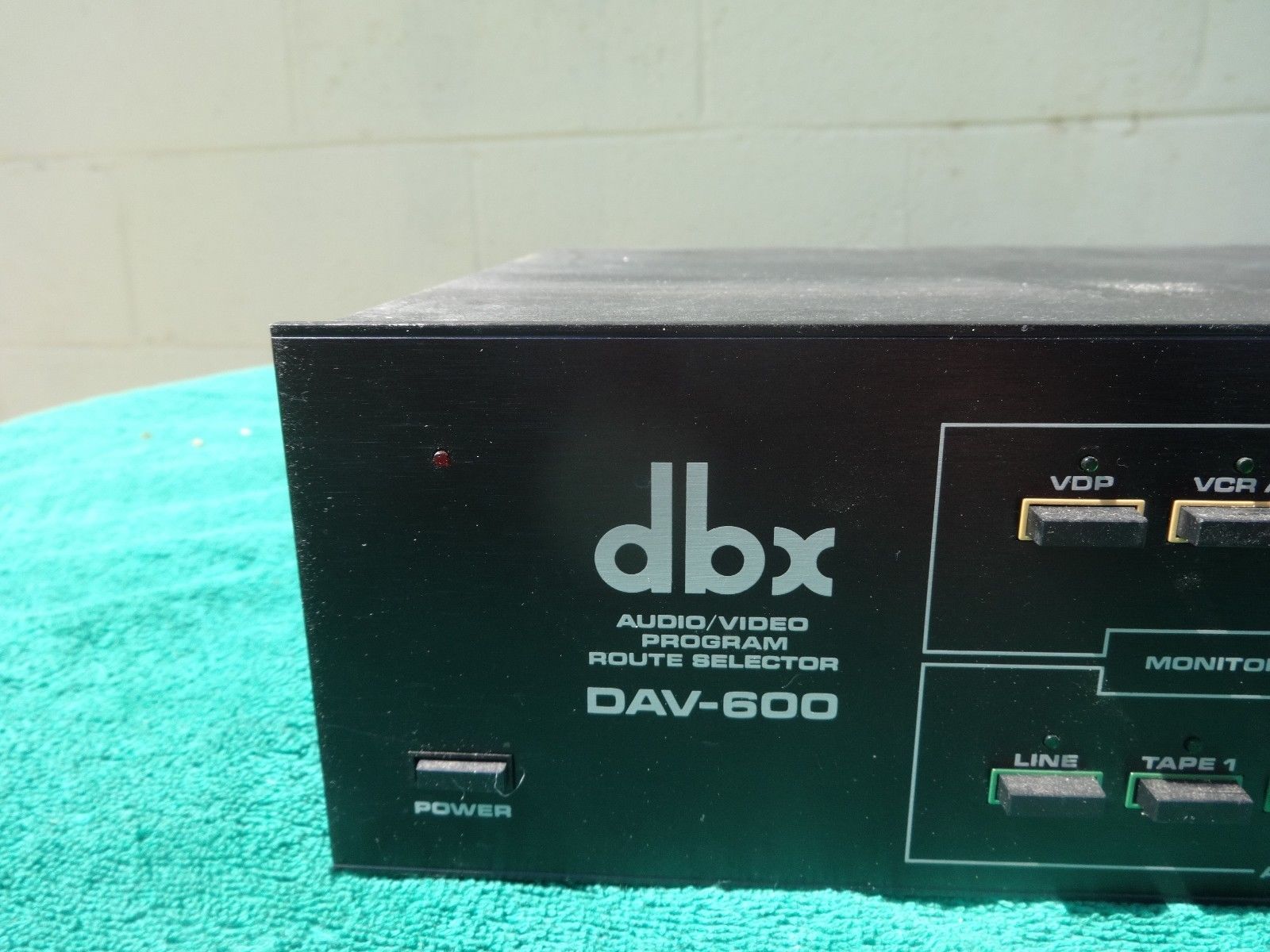 DBX DAV-600 Audio Video Program Route Selector, Vintage