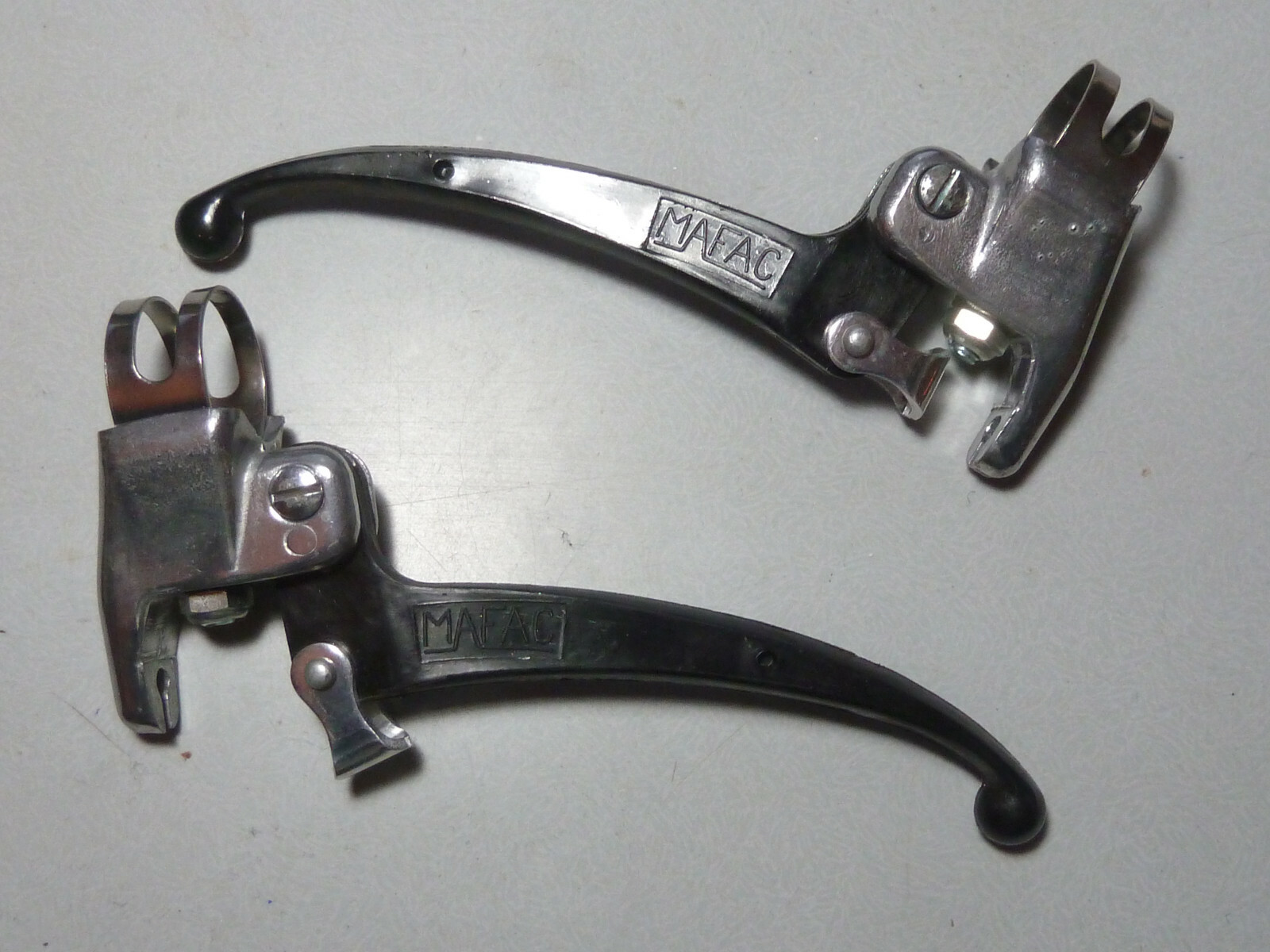 NOS Vintage Mafac Ville VDA flat bar plastic brake levers | eBay