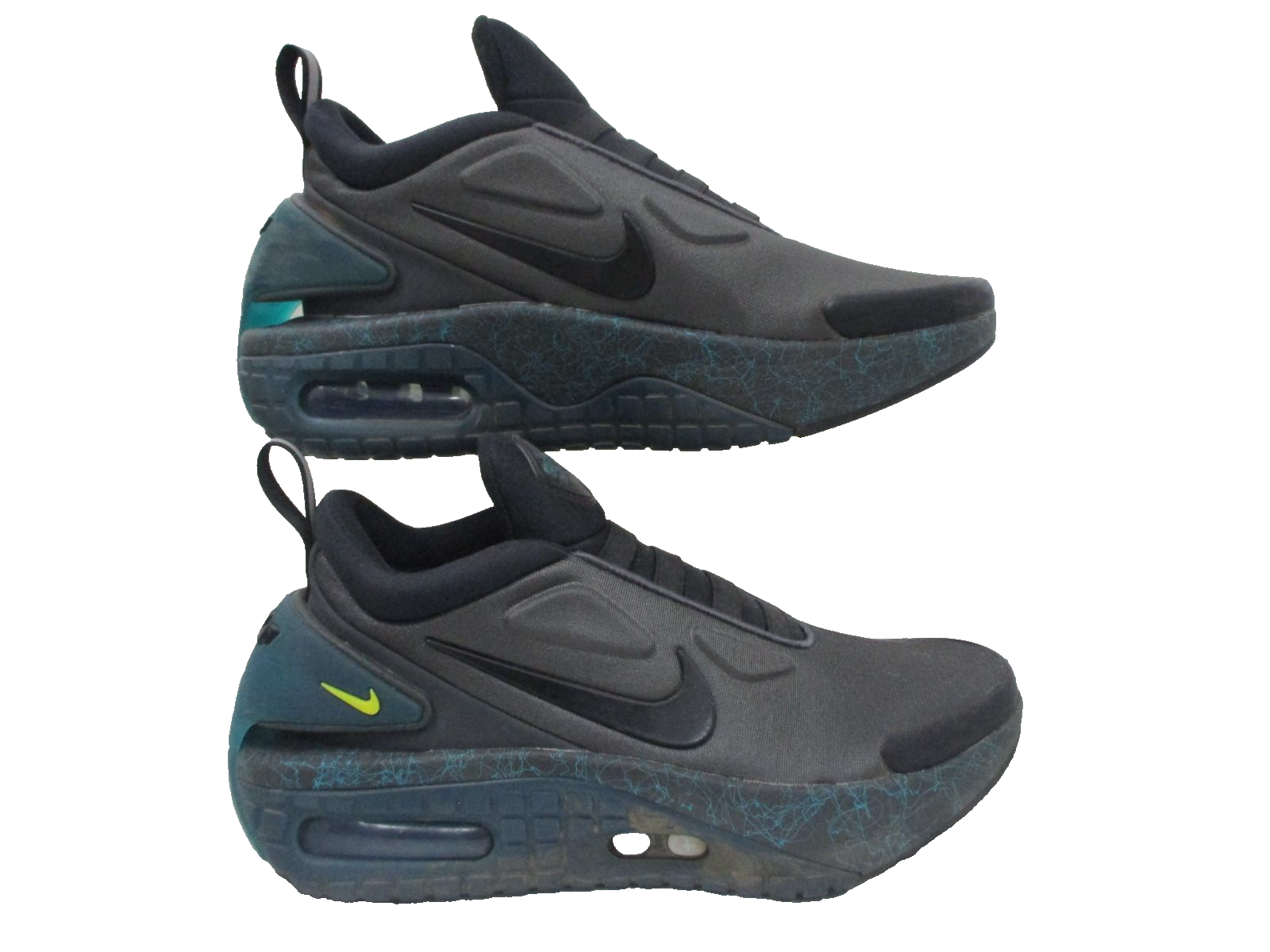 mens nike adapt auto max black green reviews