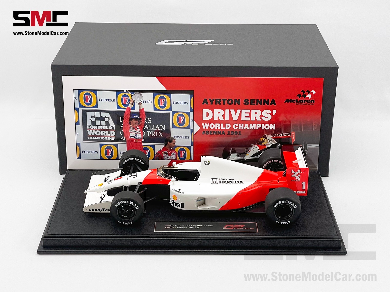 ミニカー Marlboro McLaren MP4/3 Kyosho F1 RACER McLaren MP4/3 TAG TURBO 1:18 Radio Control