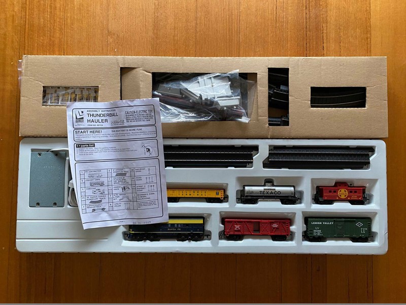 thunderball hauler train set