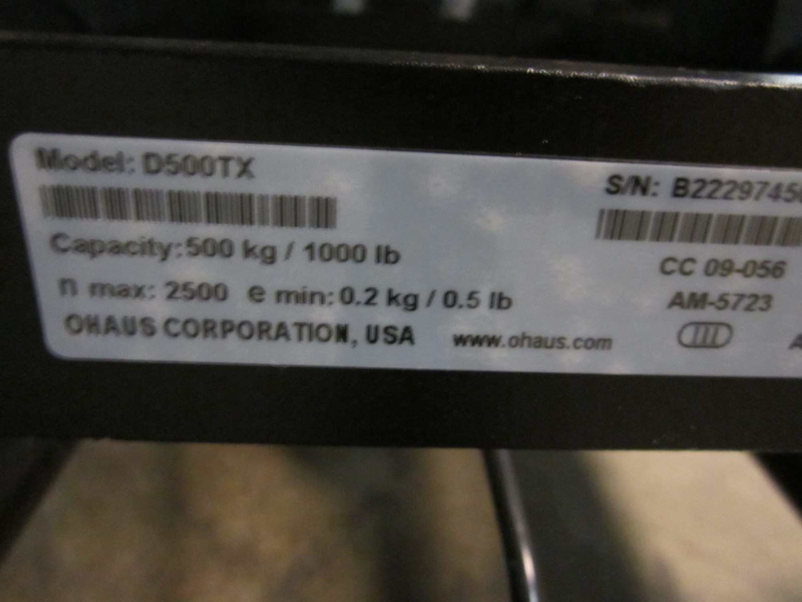 Ohaus D31P30BR Defender 3000 Digital Bench Scales 30kg/60Lb Capacity