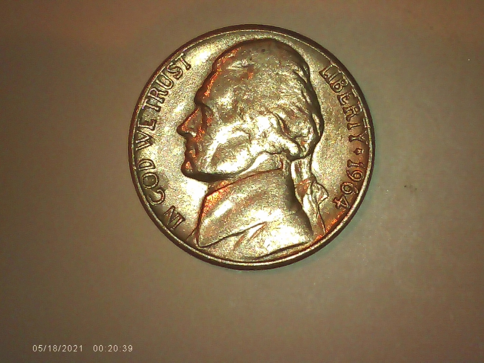 アメリカ1989-D ジェファーソン ニッケル 1989 D JEFFERSON NICKEL D/D MINTMARK ERROR | eBay