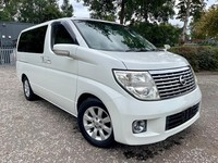 2007 Nissan Elgrand FRESH IMPORT AUTO 7 SEATS LEATHER MPV 4 GRADE CRUISE CURTAIN