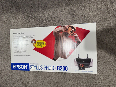 Epson Stylus R200 Digital Photo Inkjet Printer - New sealed box 