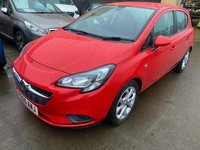 Vauxhall Corsa 1.4 Excite 5 Door Bright Red Heater Seats  2015