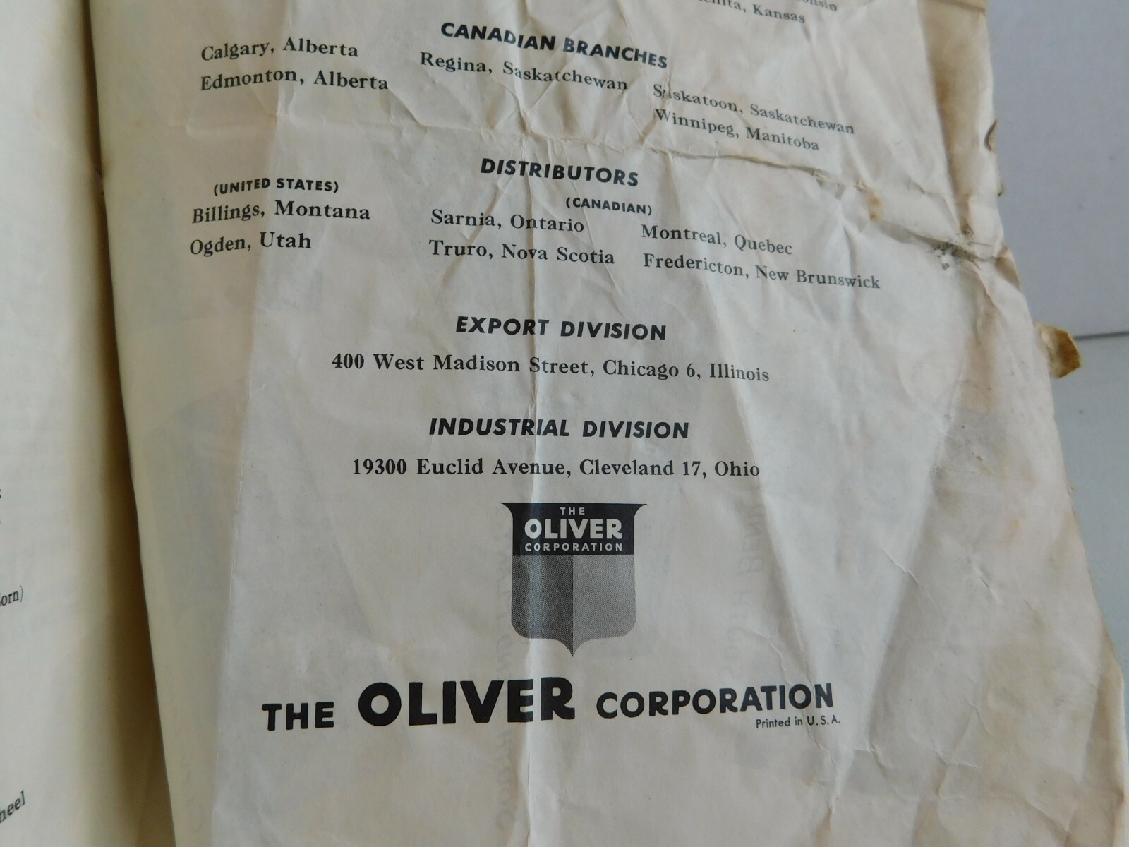 Oliver Setting Up & Operating Instructions No. 38 Low Wheel Drill Manual